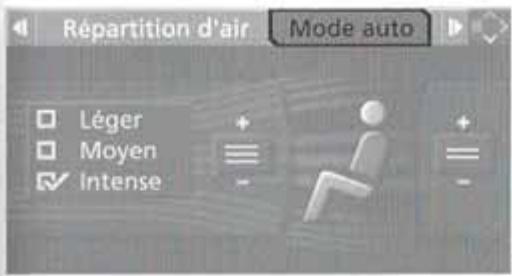 BMW X5 2006 - Intensité du programme AUTO - 1