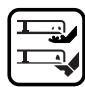 BOSCH ARM3650-ART23SL - Explication des symboles se trouvant sur l'outil de jardin - 5