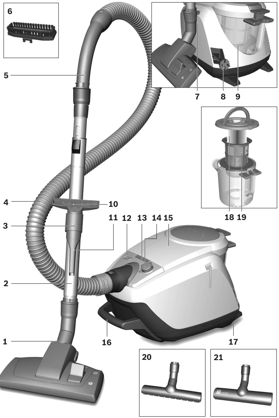 BOSCH BGS5SIL66B GS-50 RELAXX'X - Robert Bosch Hausgeräte GmbH - 1