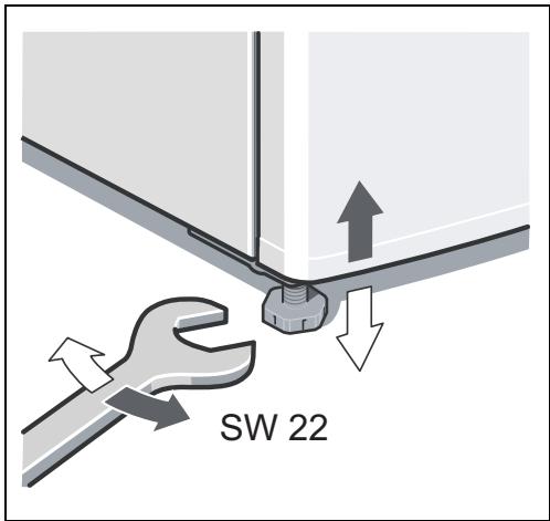 BOSCH GSN 36VW30G/03  - INSTALLATION INSTRUCTIONS - Huomautus - 1