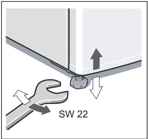 BOSCH GSN 36VW30G/03  - INSTALLATION INSTRUCTIONS - Omhengsling av doren - 1