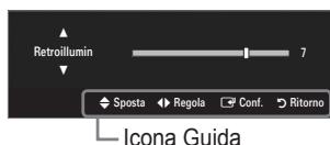 SAMSUNG LE46B550 - Uso dei menu OSD (On Screen Display) - 5