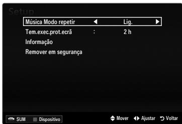 SAMSUNG LE46B550 - Utilizar o menu Setup - 2