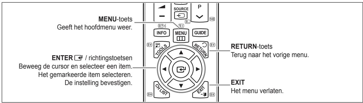 SAMSUNG LE46B550 - De menu's bekijken - 1