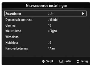 SAMSUNG LE46B550 - Geavanceerde instellingen - 1