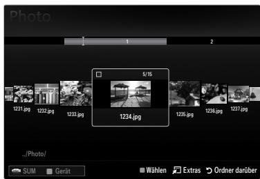 SAMSUNG LE46B550 - Abspielen der aktuellen Gruppe - 1