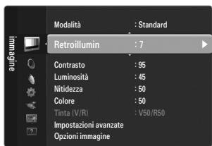 SAMSUNG LE46B550 - Uso dei menu OSD (On Screen Display) - 4