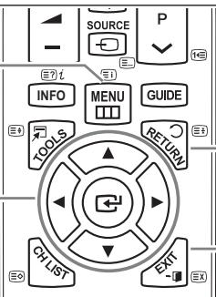 SAMSUNG LE46B550 - Viewing the menus - 1