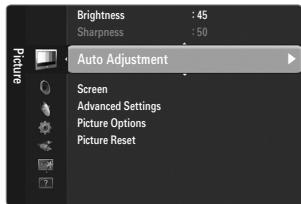SAMSUNG LE46B550 - Auto Adjustment - 1