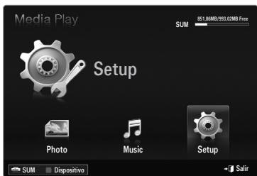 SAMSUNG LE46B550 - Uso del menu de configuración - 1
