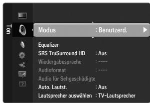 SAMSUNG LE46B550 - Modus  Standard / Musik / Film / Sprache / Benutzerd. - 1