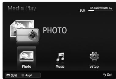 SAMSUNG LE46B550 - Bir USB Aygiti nBiaglama - 2