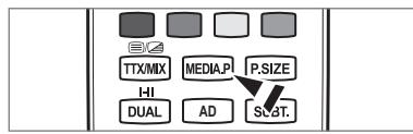SAMSUNG LE46B550 - Öffnen des Menüs Media Play (USB). - 2