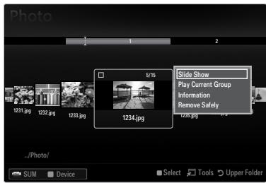 SAMSUNG LE46B550 - Ogled diaprojekcije - 1