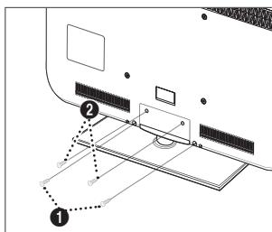 SAMSUNG LE46B550 - Installing the Stand - 2