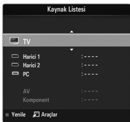 SAMSUNG LE46B550 - TV / Harici1 / Harici2 / AV / Parca / PC / HDMI1 / HDMI2 / HDMI3/DVI / HDMI4 - 2