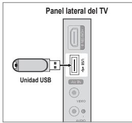 SAMSUNG LE46B550 - Conexión de un dispositivo USB - 1