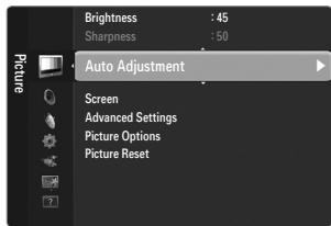 SAMSUNG LE46B550 - Auto Adjustment - 1