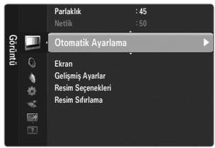 SAMSUNG LE46B550 - - Otomatik Ayarlama - 1