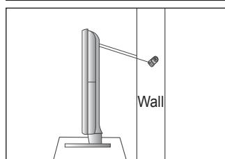 SAMSUNG LE46B550 - To avoid the TV from falling: - 3