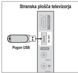 SAMSUNG LE46B550 - Prikljucitev naprave USB - 1