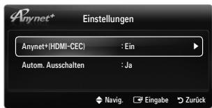 SAMSUNG LE46B550 - Anynet ^+ (HDMI-CEC)  Aus / Ein - 1