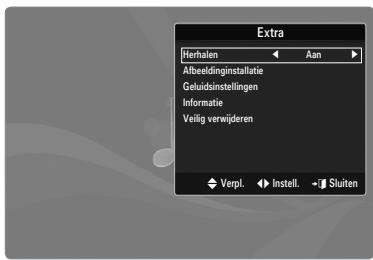 SAMSUNG LE46B550 - Opties voor het afspelen van muziek - 1