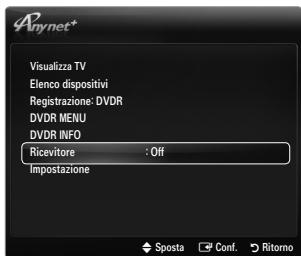 SAMSUNG LE46B550 - Ascolto tramite il Ricevitore (Home theater) - 1