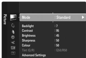 SAMSUNG LE46B550 - Operation the OSD (On Screen Display) - 2