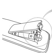 SAMSUNG LE46C654 - Einlagen von Batterien (Batteriegroße: AAA) - 1