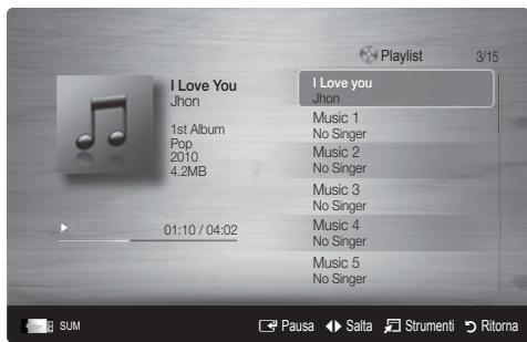 SAMSUNG LE46C654 - Riproducione di musica - 1