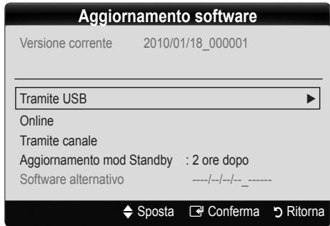 SAMSUNG LE46C654 - Aggiornamento software - 1