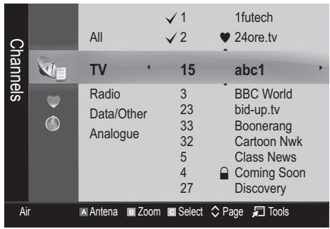 SAMSUNG LE46C654 - Channel Manager - 1