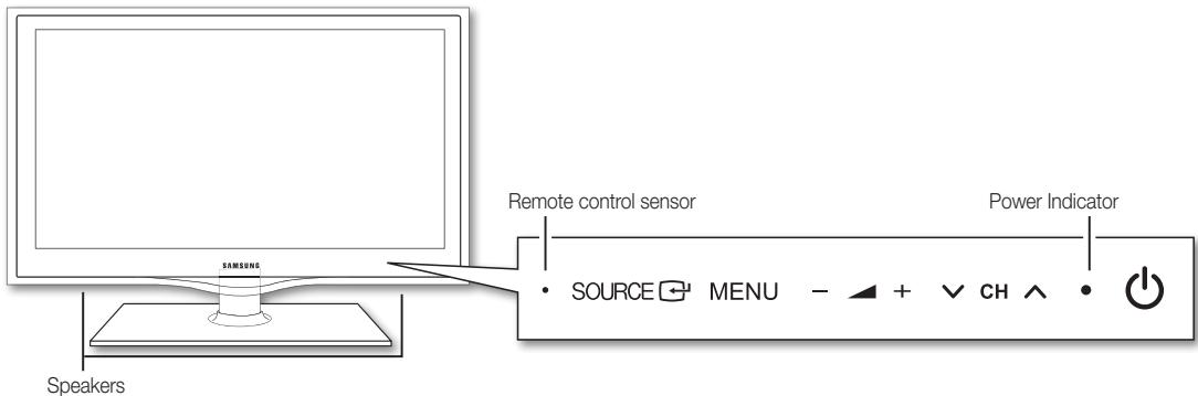 SAMSUNG LE46C654 - Viewing the Control Panel - 1