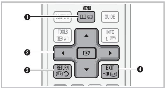 SAMSUNG LE46C654 - Navigieren in den Menus - 1