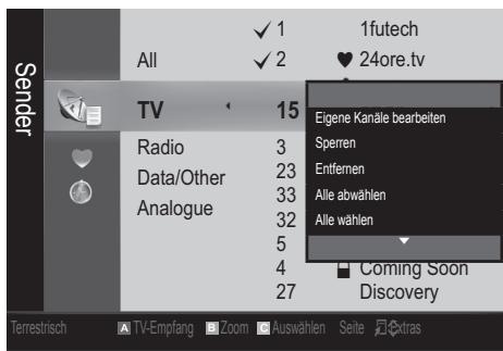 SAMSUNG LE46C654 - Eigene Kanäle - 1