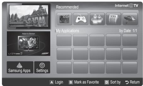 SAMSUNG LE46C654 - Getting Started with Internet@TV - 2