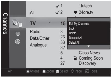 SAMSUNG LE46C654 - My Channels - 1