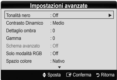 SAMSUNG LE46C654 - Impostazioni avanzate - 2