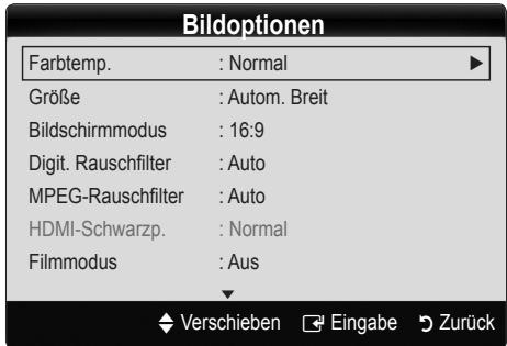 SAMSUNG LE46C654 - Bildoptionen - 2