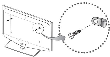 SAMSUNG LE46C654 - Pour éviter toute chute du téléviseur - 1