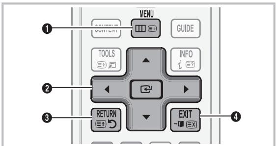 SAMSUNG LE46C654 - Navigation dans les menus - 1