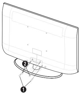 SAMSUNG LN32B460 - Installation du support - 2