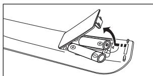 SAMSUNG LN32B460 - Installing Batteries in the Remote Control - 1
