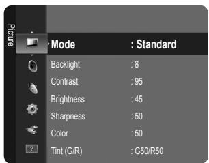 SAMSUNG LN32B460 - Viewing the menus - 1