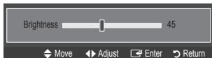 SAMSUNG LN32B460 - Adjusting the Brightness to 80 - 4