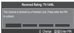 SAMSUNG LN32B460 - How to Reset the TV after the V-Chip Blocks a Channel (Emergency Escape) - 1