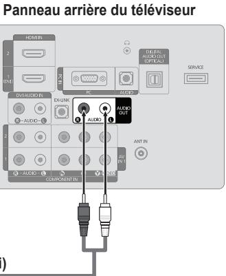 SAMSUNG LN32B460 - Connexion d'une chaîne audio numérique - 4