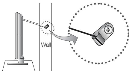SAMSUNG LN32C450E1D - To prevent the TV from falling - 3