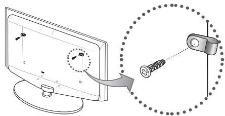 SAMSUNG LN32C450E1D - Pour empêcher le téléviseur de tomber - 6